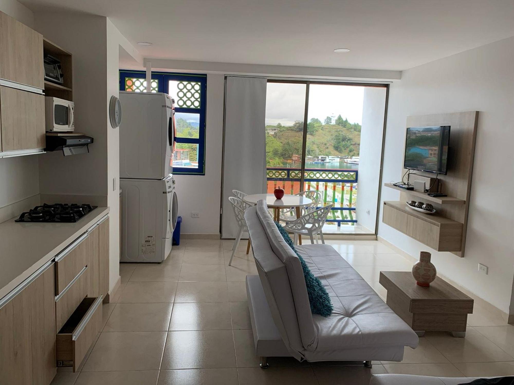 Apartamentos San Jose Vistal Al Lago, Cerca Del Parque. Guatape. Buitenkant foto